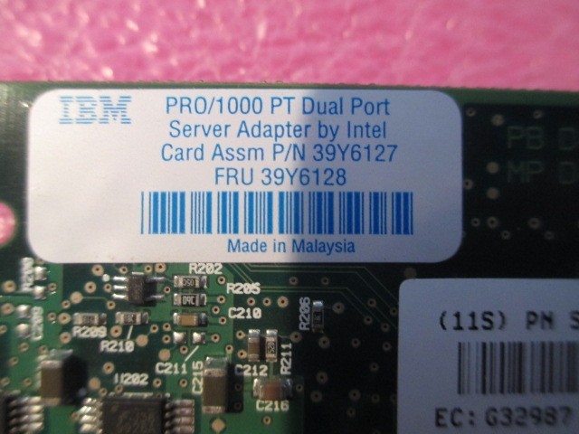 LOT OF 4 IBM Pro/1000 PT Dual Port Adapter Card W/O Profile 39Y6127 39Y6128