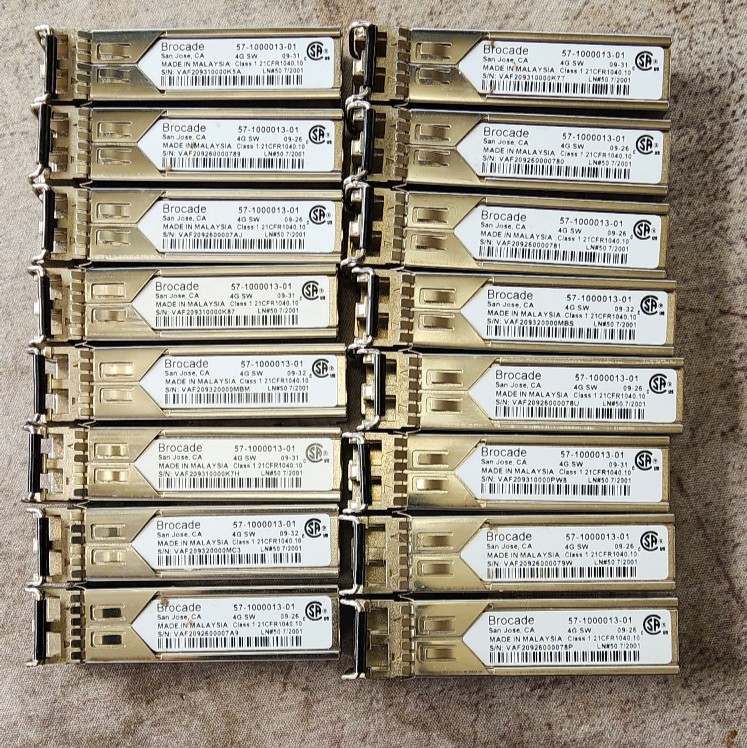 BROCADE 57-1000013-01 – 4Gbps SW SFP lot of 16