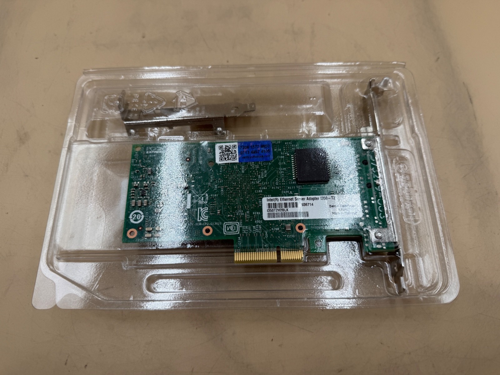 Intel 1350-T2 Dual-Port Ethernet Server Network Adapter Card 1350T2V2BLK