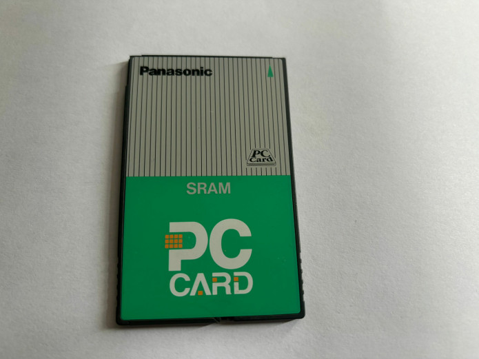 PANASONIC 256KB SRAM Card ( no battery)