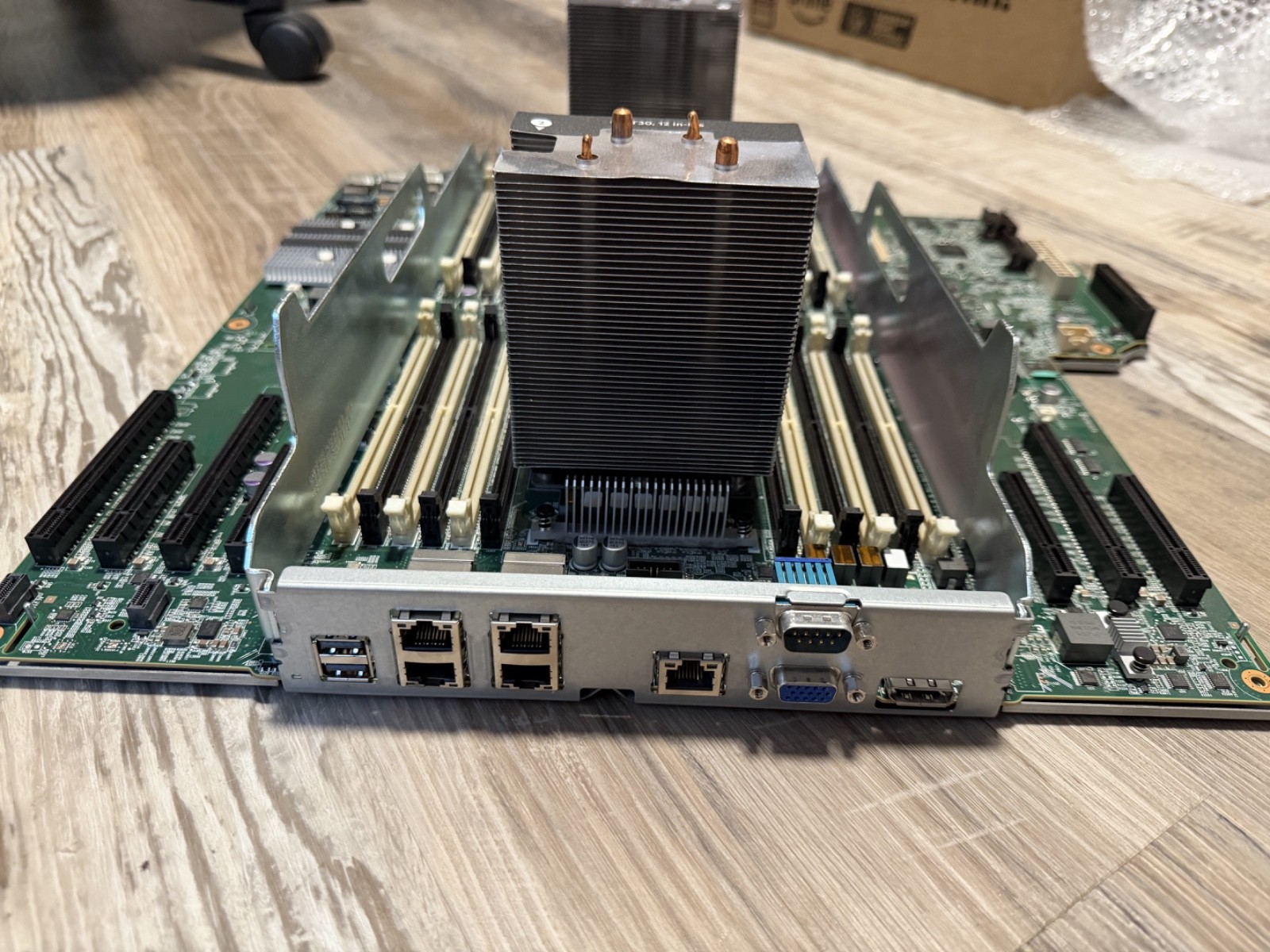HP 879152-001 ML350 Gen10 Motherboard + 2x Xeon Platinum 8168 24-Core 2.7GHz 48C