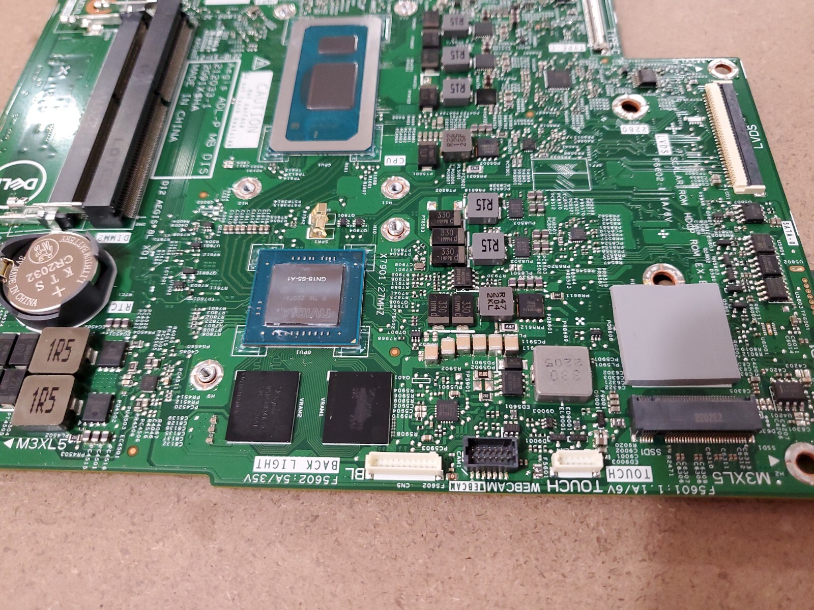 Dell Inspiron 24-5410 27-7710 Motherboard Aegis ADL-P i7-1255U NVD MX550 0WW0GD