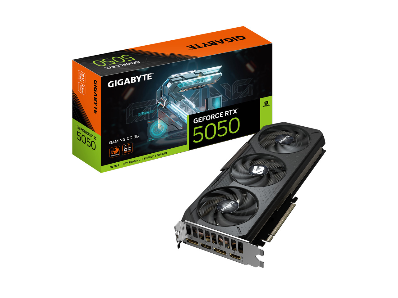 GIGABYTE Gaming GeForce RTX 5050 8GB GDDR6 PCI Express 5.0 x8 ATX Graphics Card