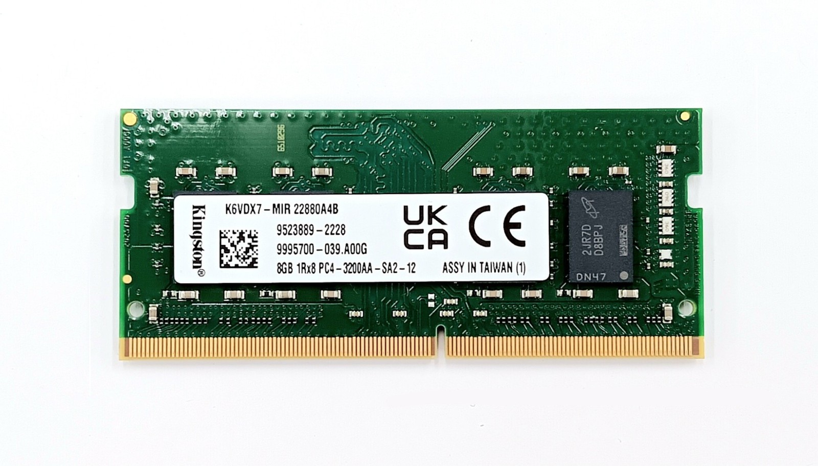 Dell 8GB 1RX8 DDR4 3200MHz CL22 1.2V 260-pin SO-DIMM Laptop Memory K6VDX7-MIR