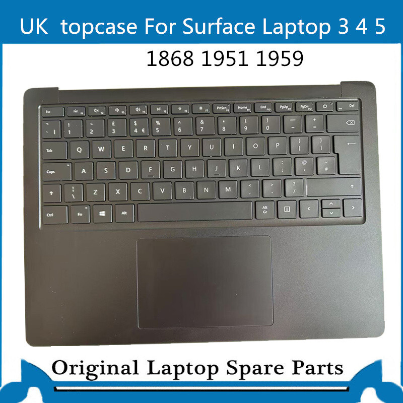 For Microsoft surface laptop 3 4 1868 1951 1959 Topcase keyboard Black UK