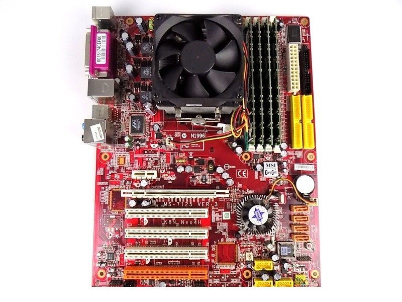 Motherboard Retro Bundle: MSI K8N Neo4-F + AMD Athlon 64 3500+ CPU + 4GB DDR RAM