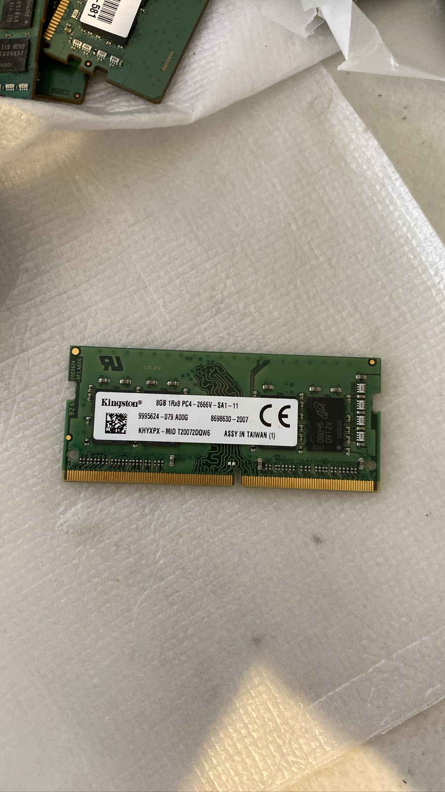 Kingston 8GB 1Rx8 PC4-2666V-SA1-11 DDR4 SODIMM Laptop RAM