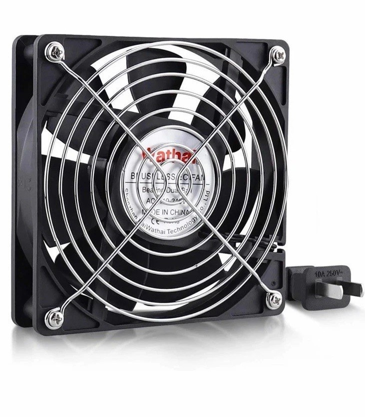 Wathai EC 120mm x 25mm Ball DIY Cooling Ventilation Exhaust Fan 110-120V