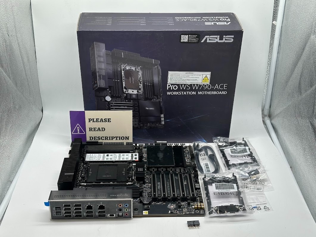ASUS Pro WS W790-ACE Intel W790 (LGA 4677) CEB workstation motherboard READ