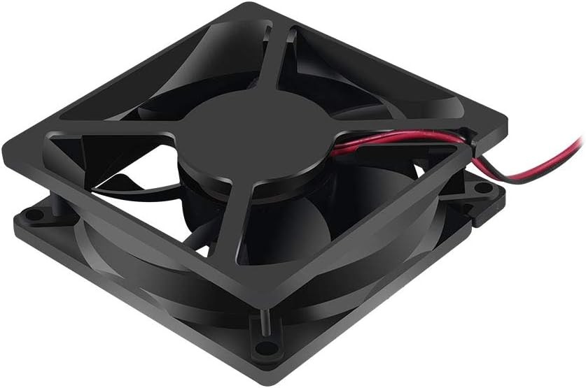 2Pcs 12V 3.14in 0.98in 80mm x x 25mm DC Fan 8025 Brushless Cooling