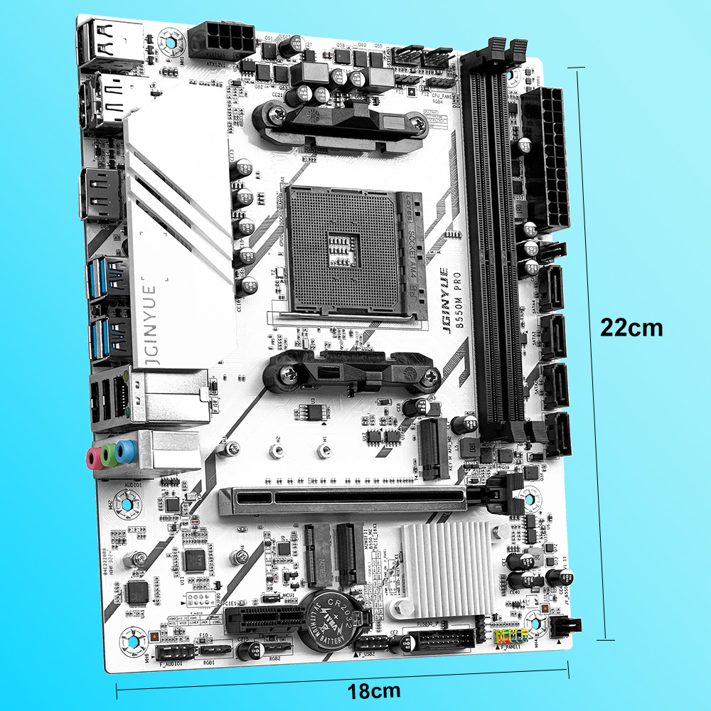 M-ATX B550M Pro Mainboard WiFi Motherboard AM4 AMD HDMI Ryzen 4000/5000 Series