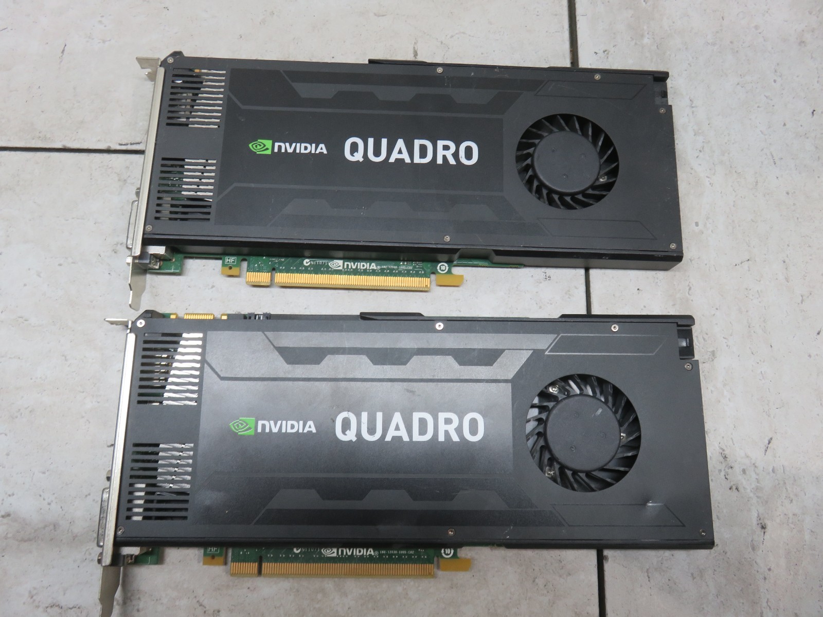 LOT OF 2 NVIDIA Quadro K4000 3 GB GDDR5 PCI Express 2.0 x16 Video Card