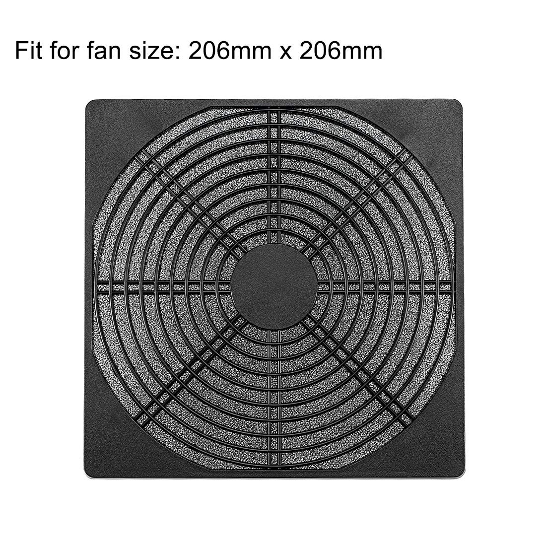 Uxcell Cooling Fan Dustproof Screen Pvc For 206Mm X 206Mm Case Computer Pack Of