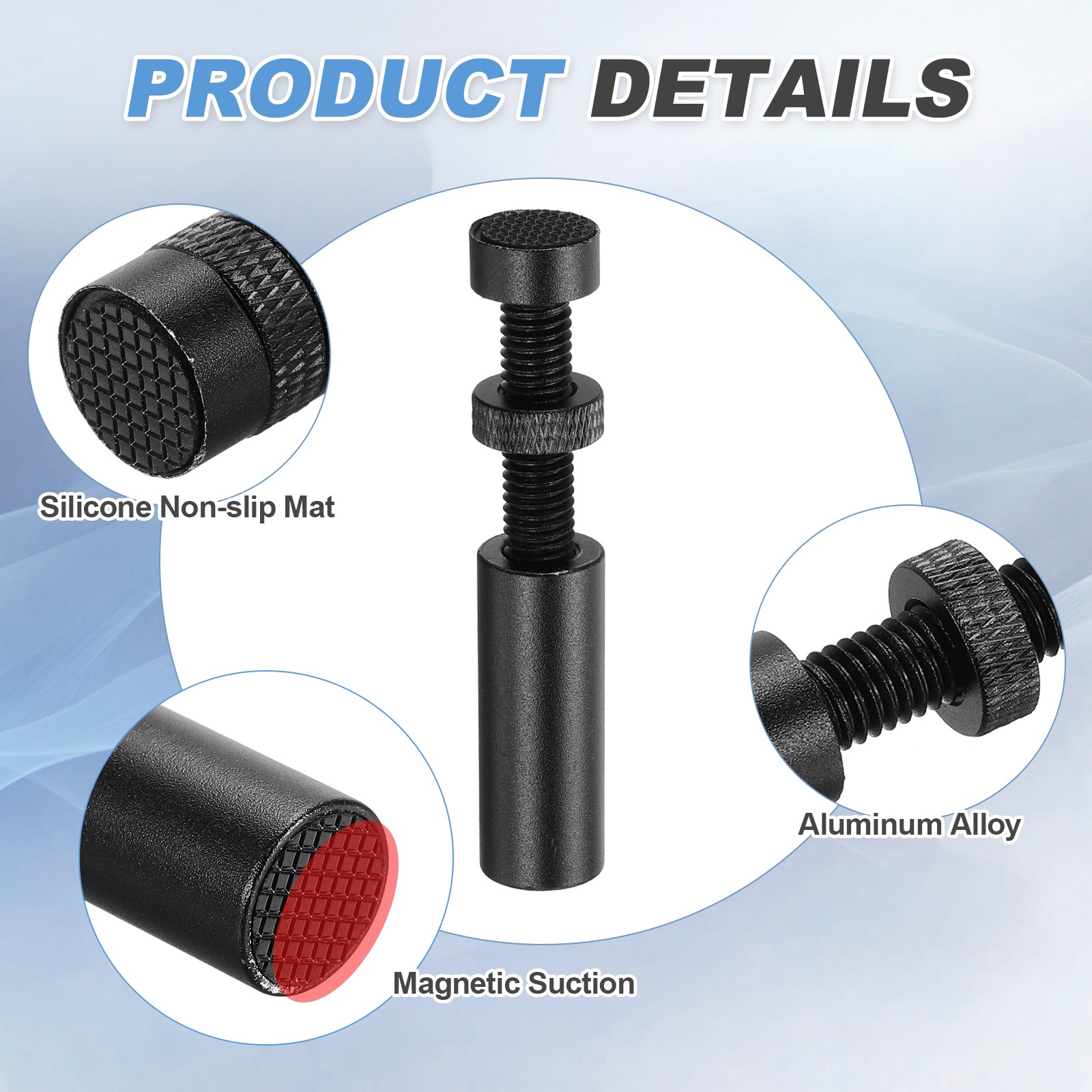 Graphics Card GPU Support,49-80mm Adjustable Height, Aluminum Alloy Black