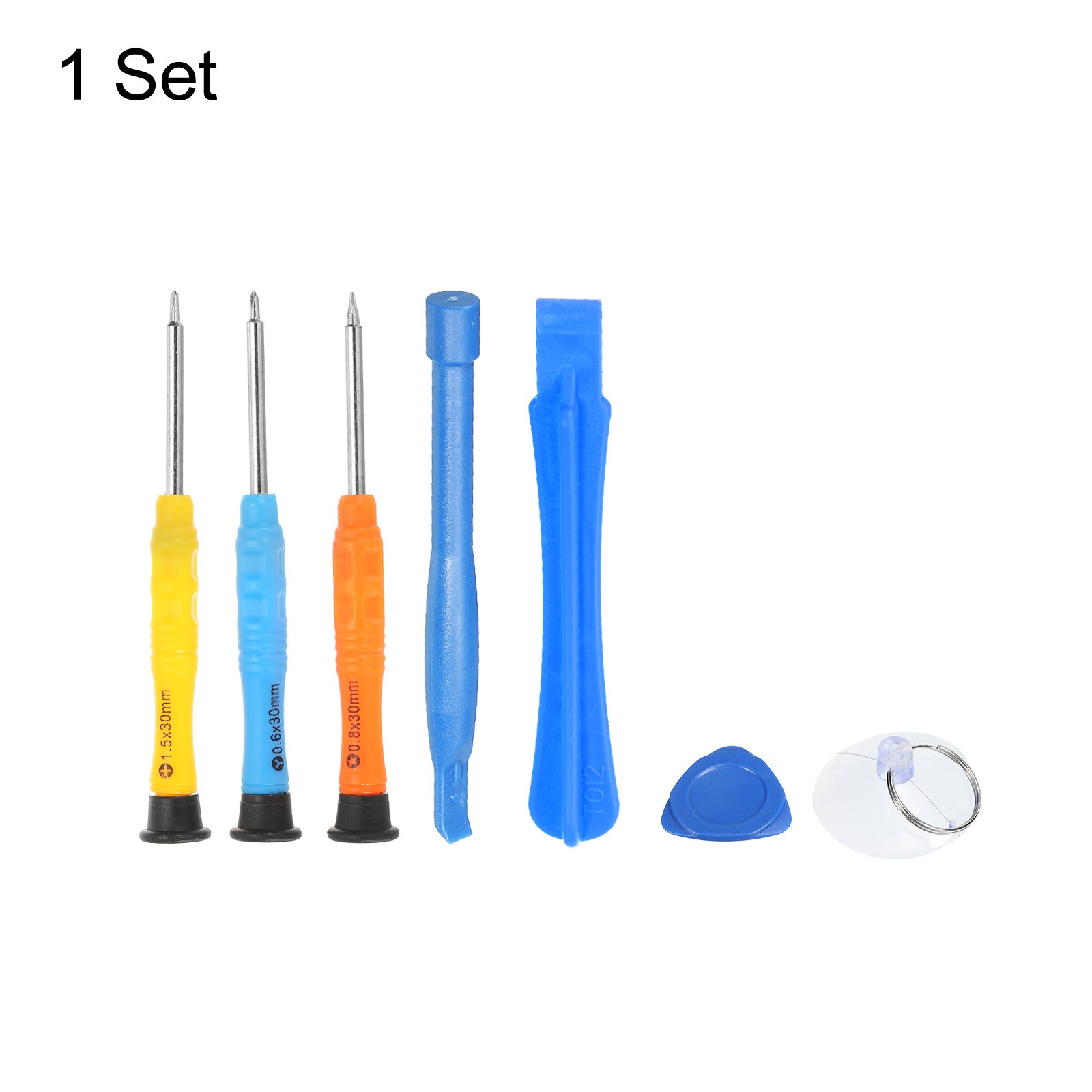 Phone Pry Opening Tools Screwdriver Spudger Kit Set 8 in 1 (P1.5, Y0.6, T0.8)