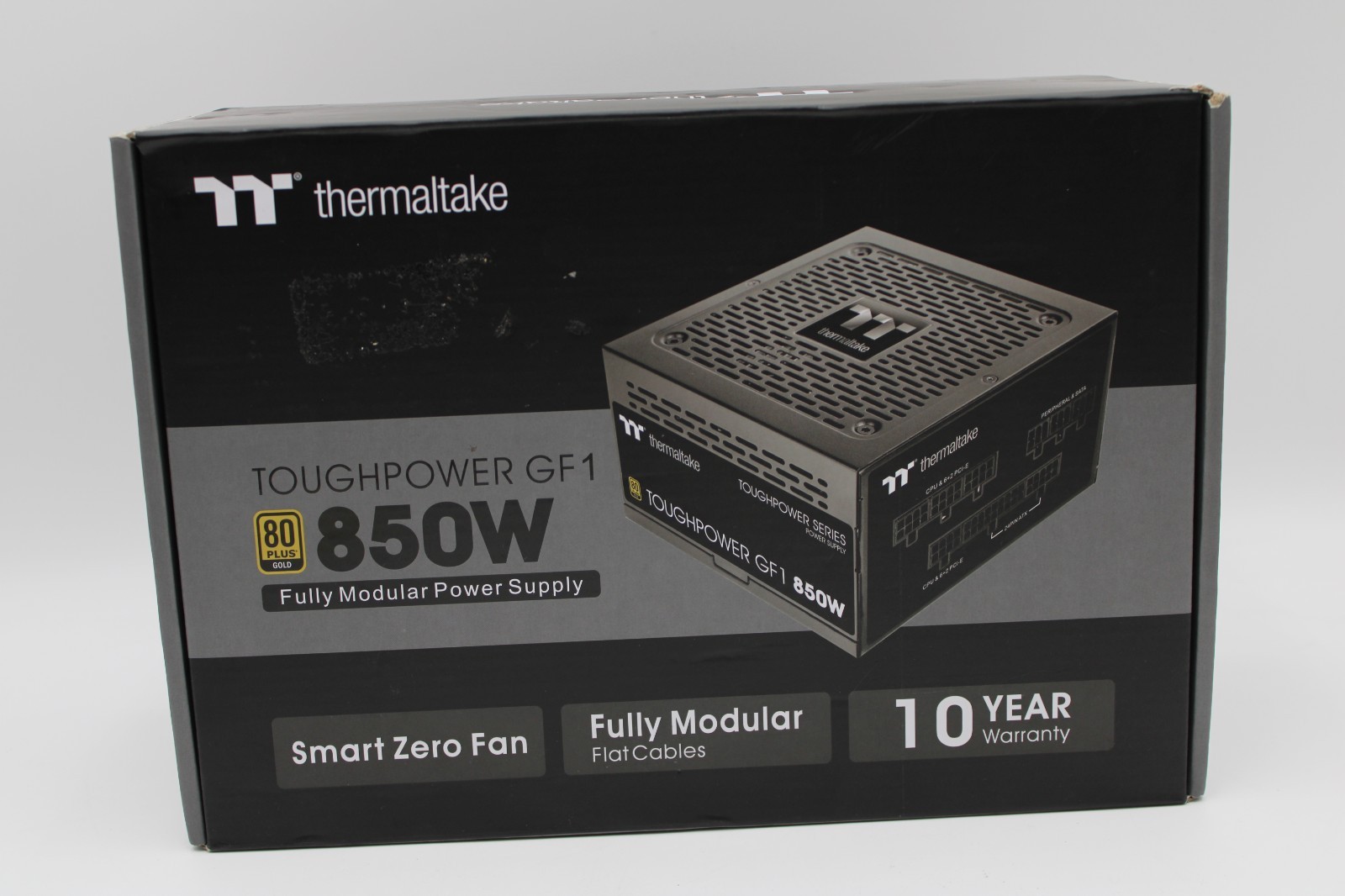 850W Toughpower GF1 Modular Power Supply 80Plus Gold Ultra Quiet Fan