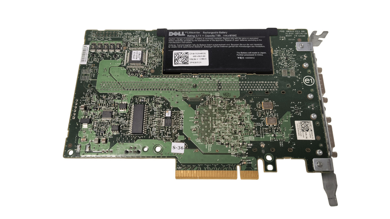 DELL J155F – PERC 6/E PCI-E SAS RAID CONTROLLER WITH 512MB Battery