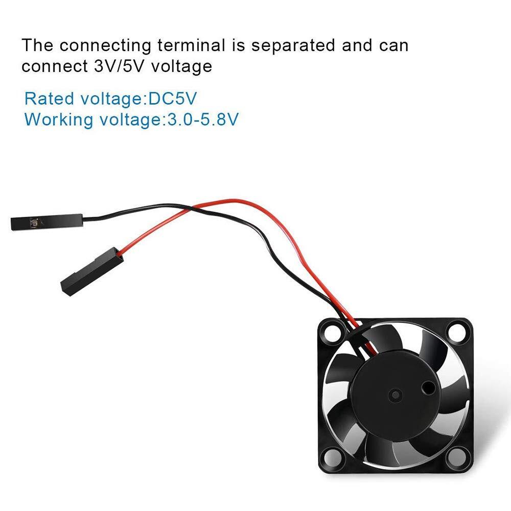 2pcs 3007 Fan For Raspberry Pi 5 30x30x7mm Cooler Fan Pi Brushless Cooling Fan 3