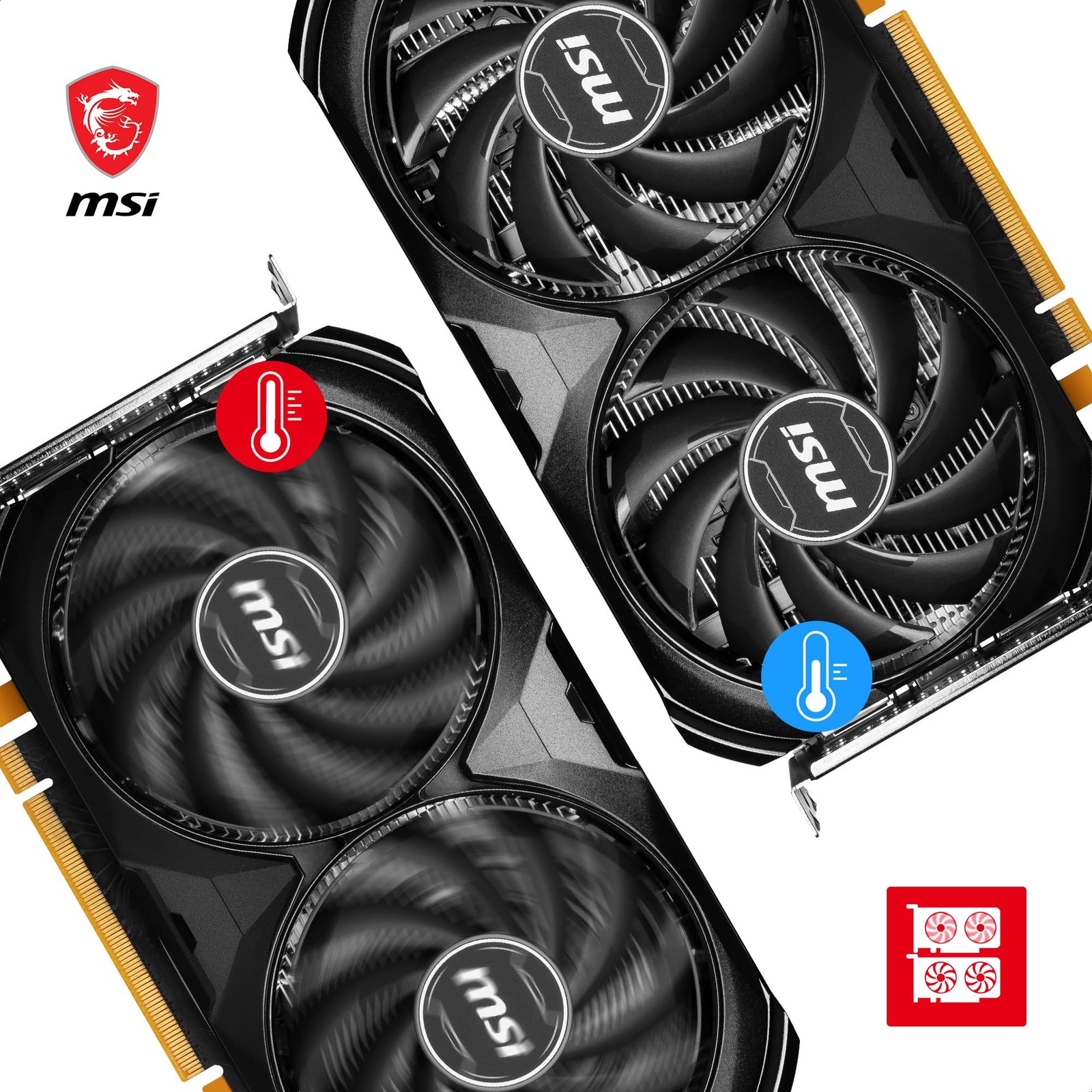 MSI GeForce RTX 4060 Ti Ventus 2X Black 16GB OC GDDR6 PCIe 4.0-2 Graphics Card