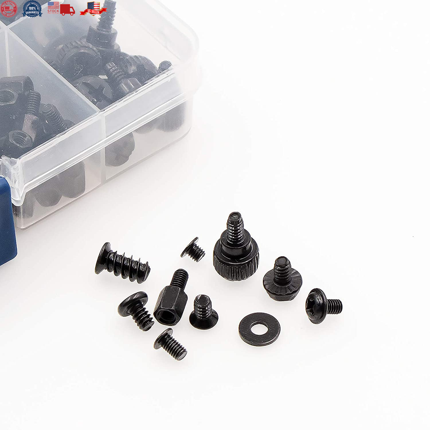400Pcs Computer Screws Standoffs Kit SSD Screw for Universal Motherboard PC