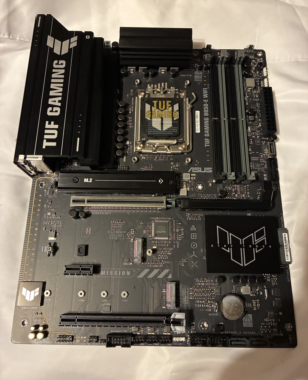 ASUS TUF Gaming B850-E WiFi AM5 AMD ATX DDR5 HDMI DP Ethernet Motherboard