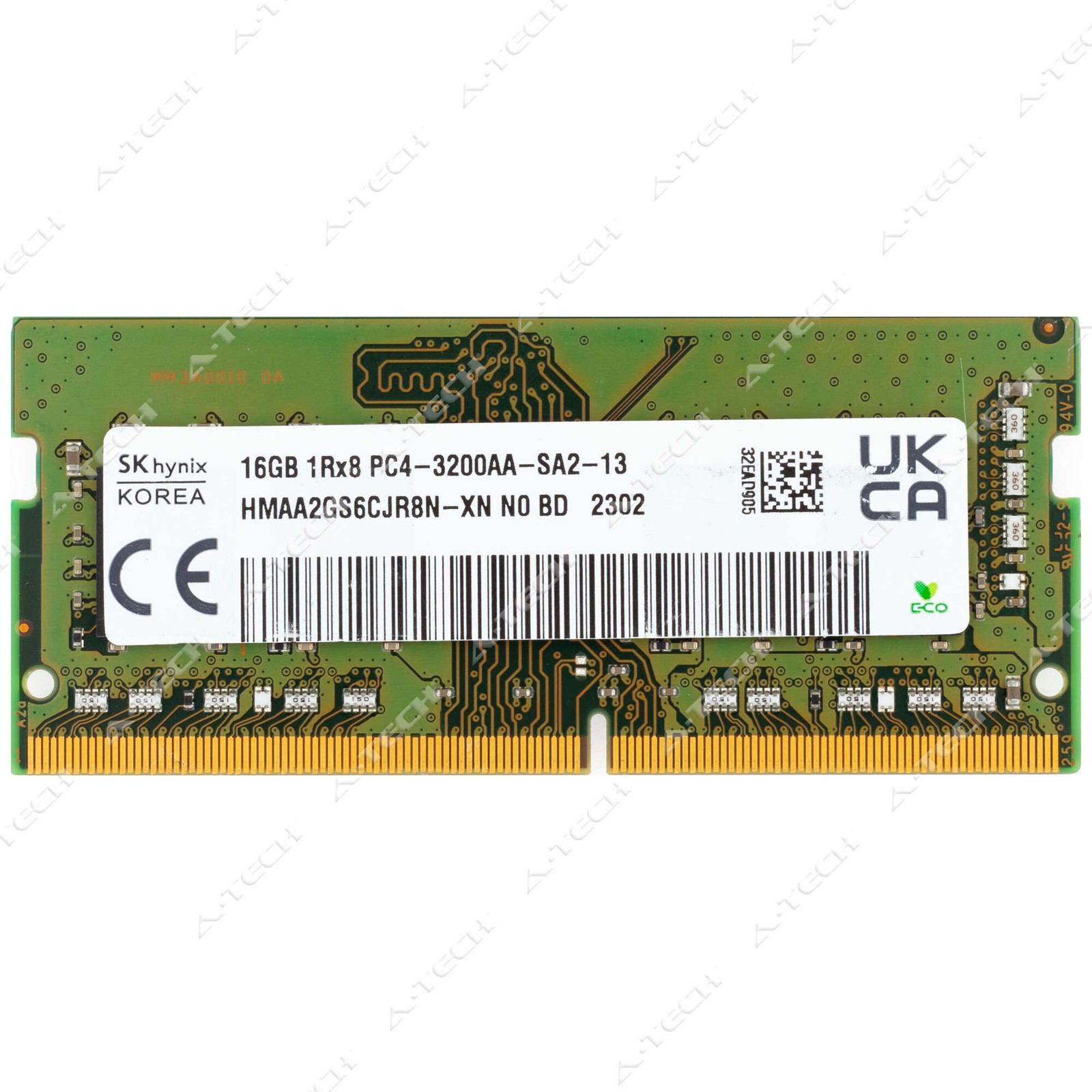 Hynix 16GB DDR4 3200MHz PC4-25600 1Rx8 SODIMM Laptop Memory RAM HMAA2GS6CJR8N-XN