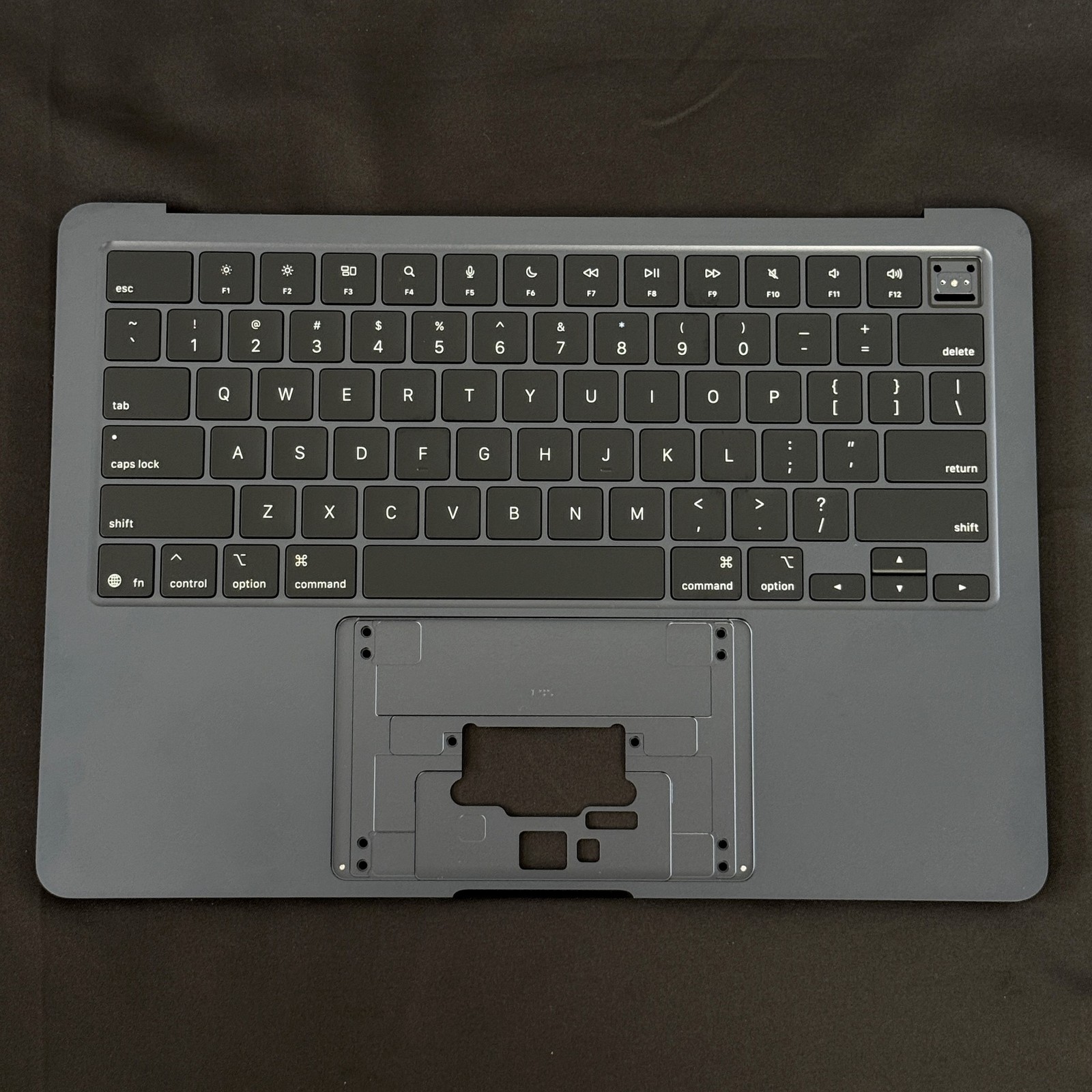 OEM Apple MacBook Air 13 inch A3240 M4 2025 Top Case Keyboard Midnight