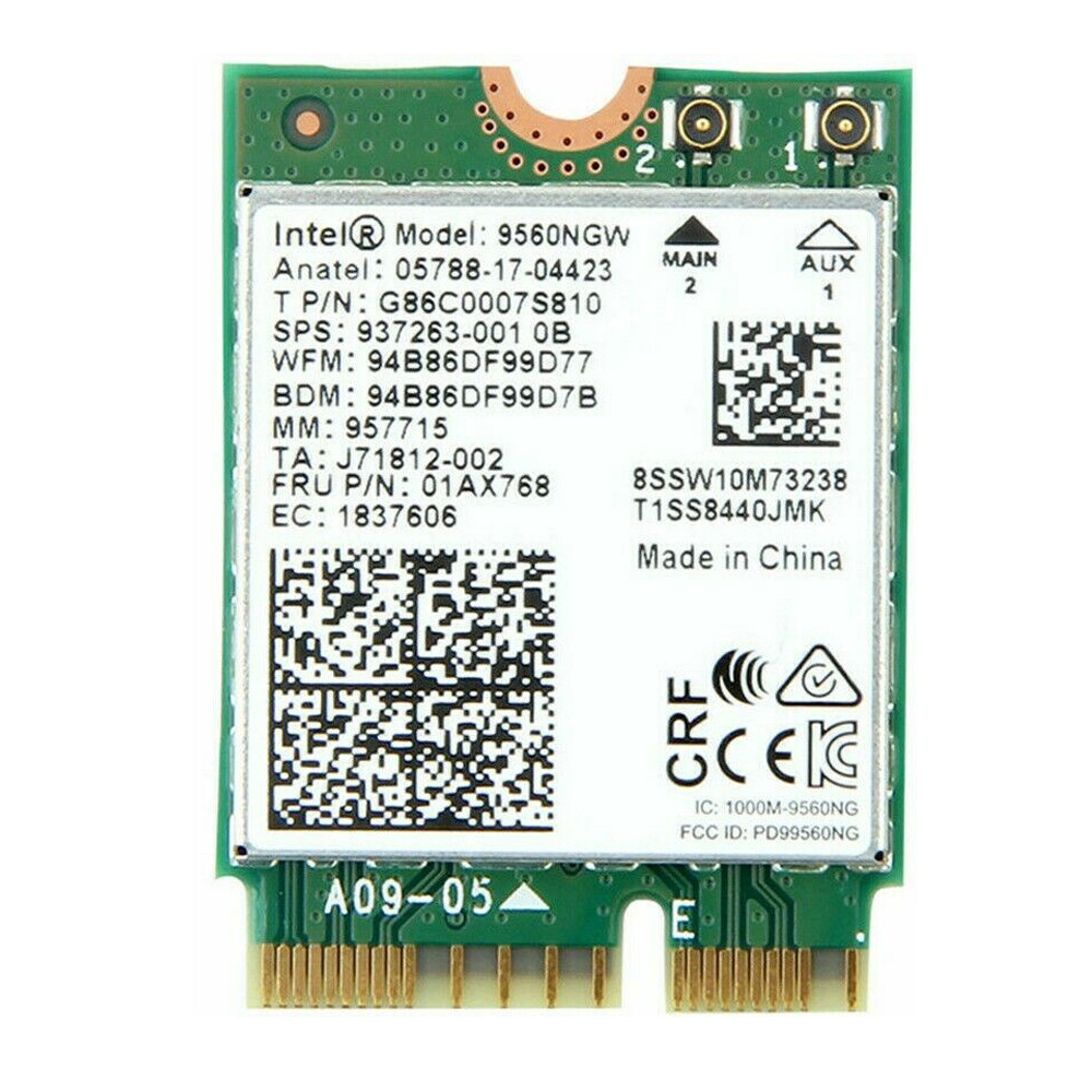 Wireless AC 9560 M.2 Network Card CRF CNVi for PC LInux 2.4G 5GHz WiFi Bluetooth