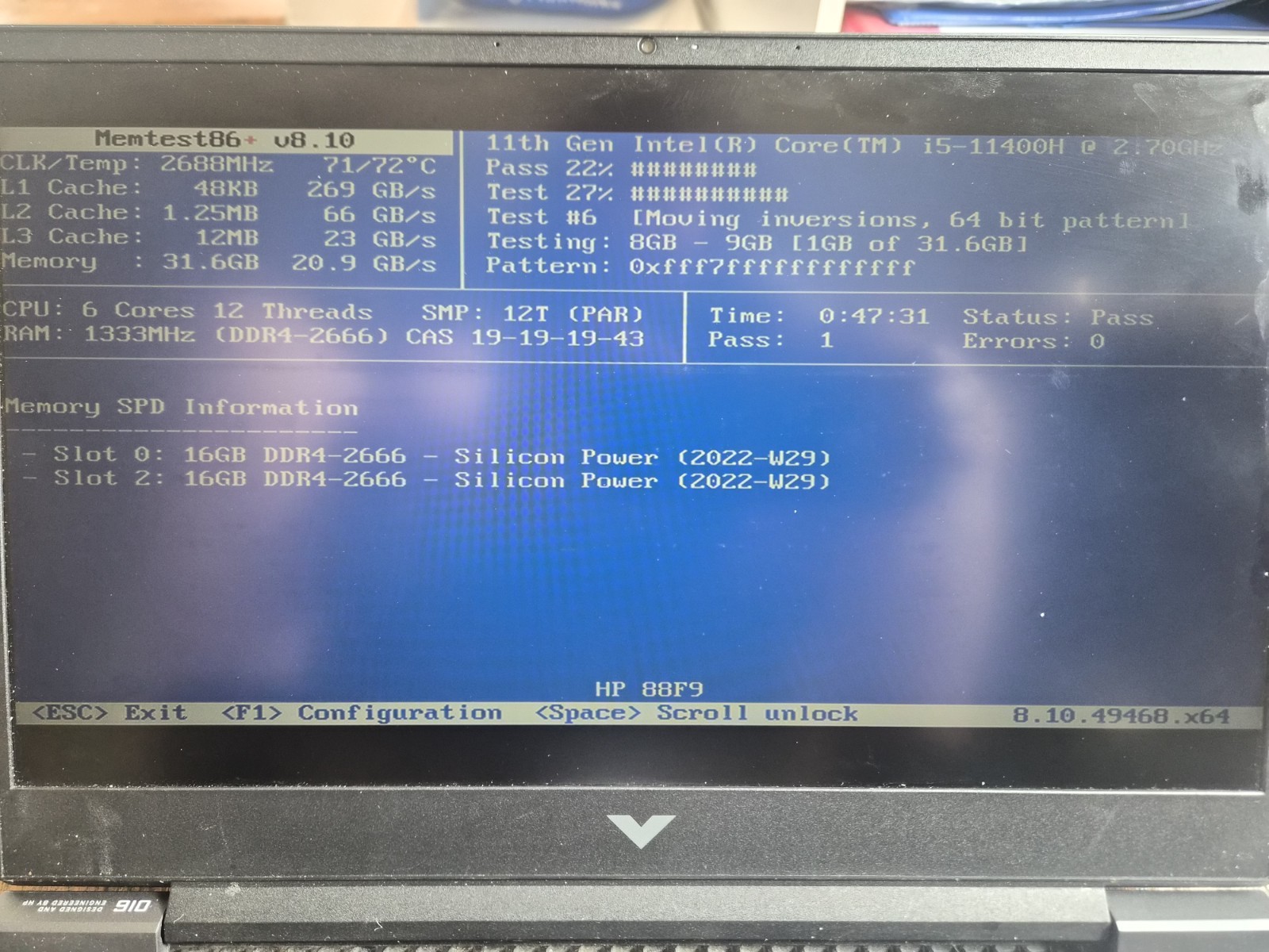 Silicon Power 32GB (2x16GB) DDR4-2666 SODIMM SP016GBSFU266B02XC TESTED WORKING