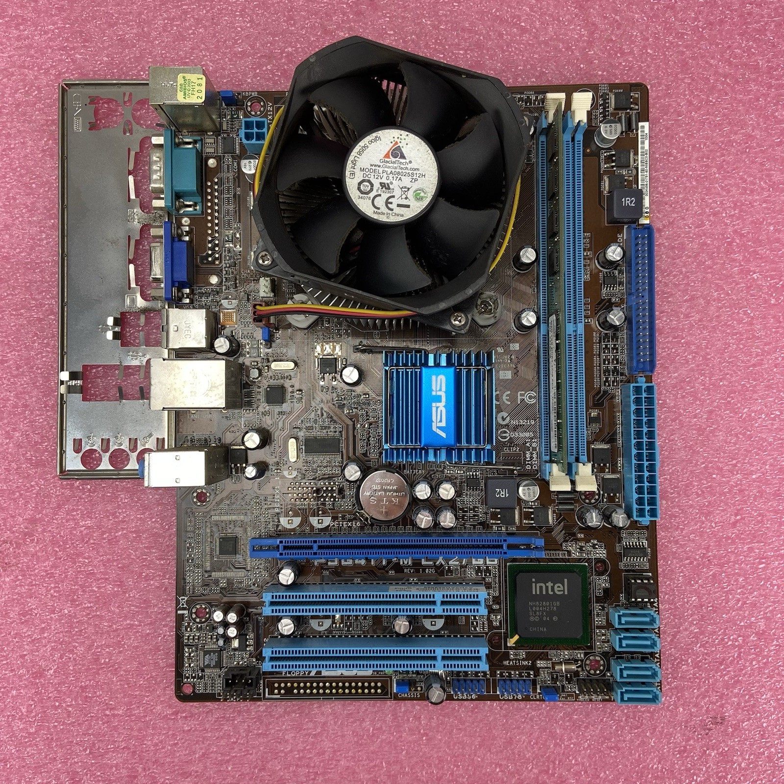 ASUS P5G41T-M Motherboard Intel Core 2 Duo E5400 2.7GHz 2GB RAM w/IO