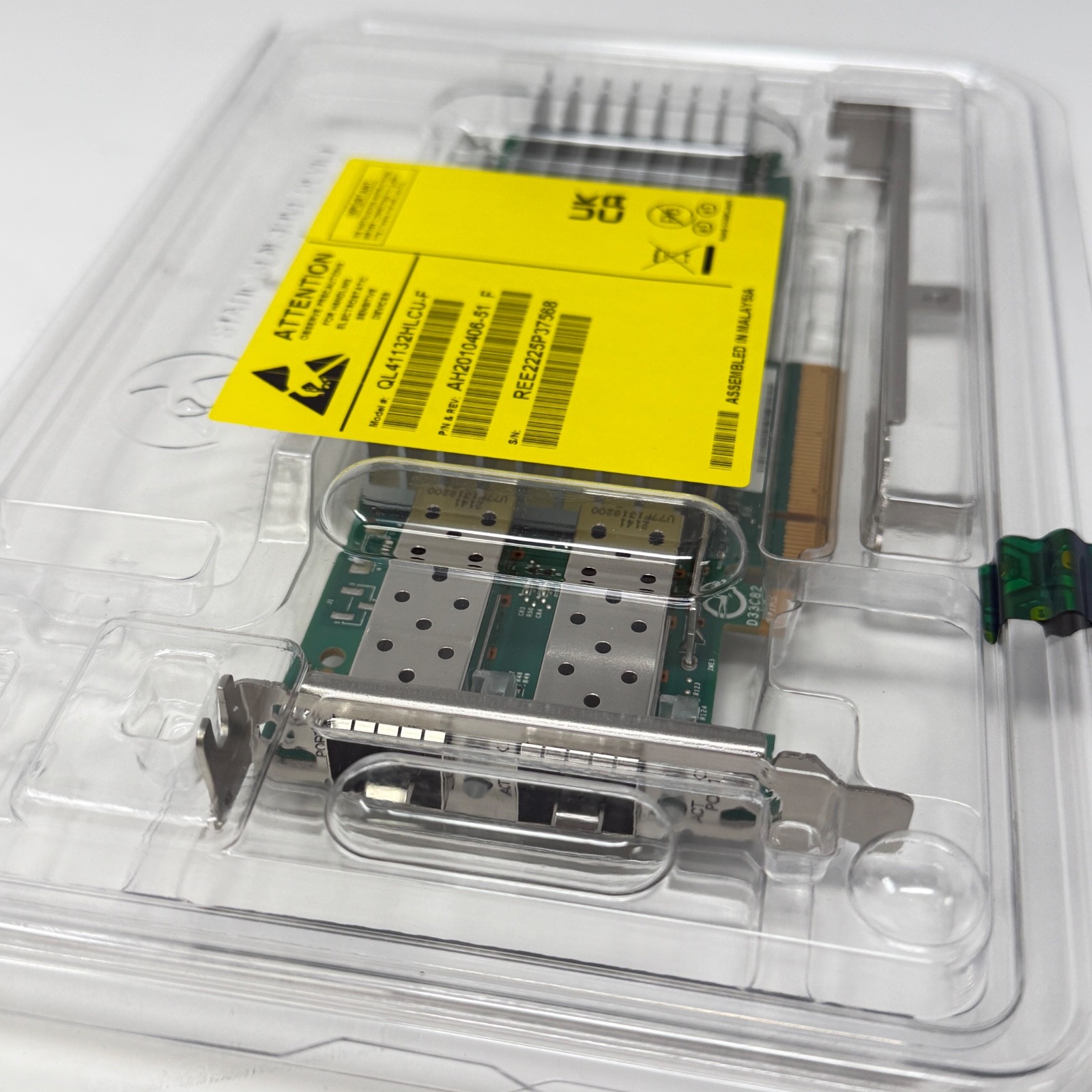 Brand NEW Q-Logic Marvell QL41132HLCU-F 10GbE Dual Port RJ-45 CNA Adapter