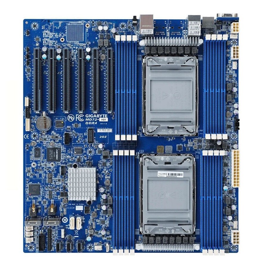 Gigabyte MD72-HB3 REV.1 DDR4 LGA4189 VGA Server Motherboard Intel C621A