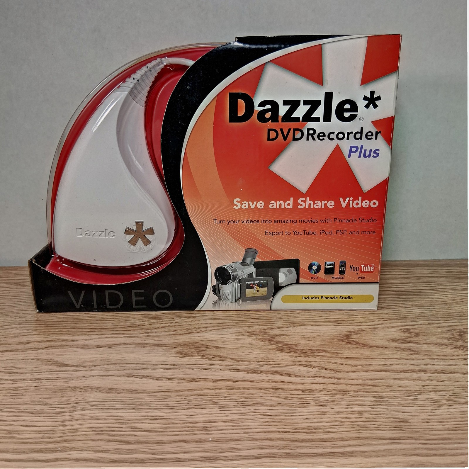 Dazzle DVD Recorder Plus by Pinnacle Studio – One Owner – Used 1 Time