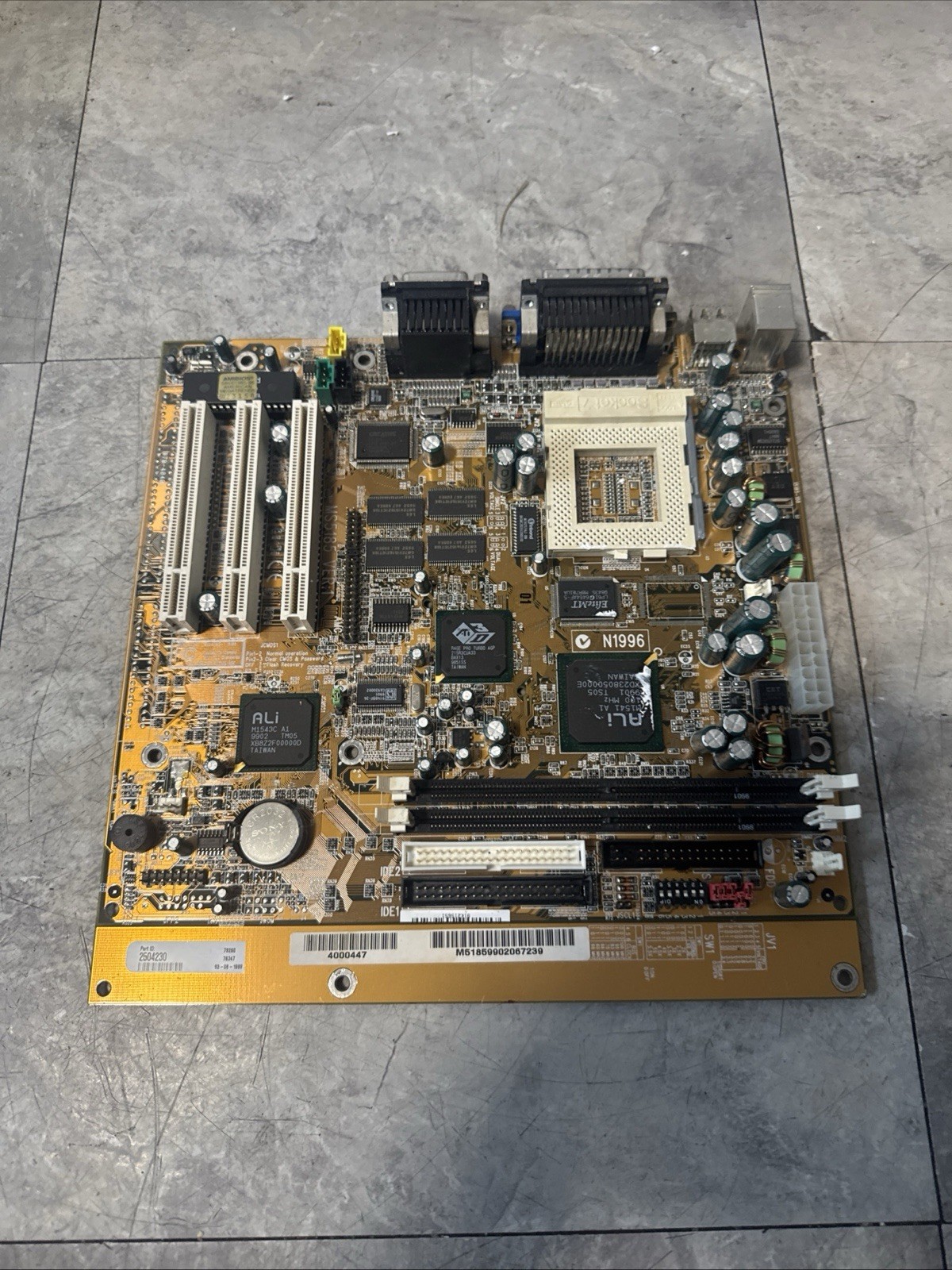 Vintage 3 Socket 7 Pentium Motherboard Untested
