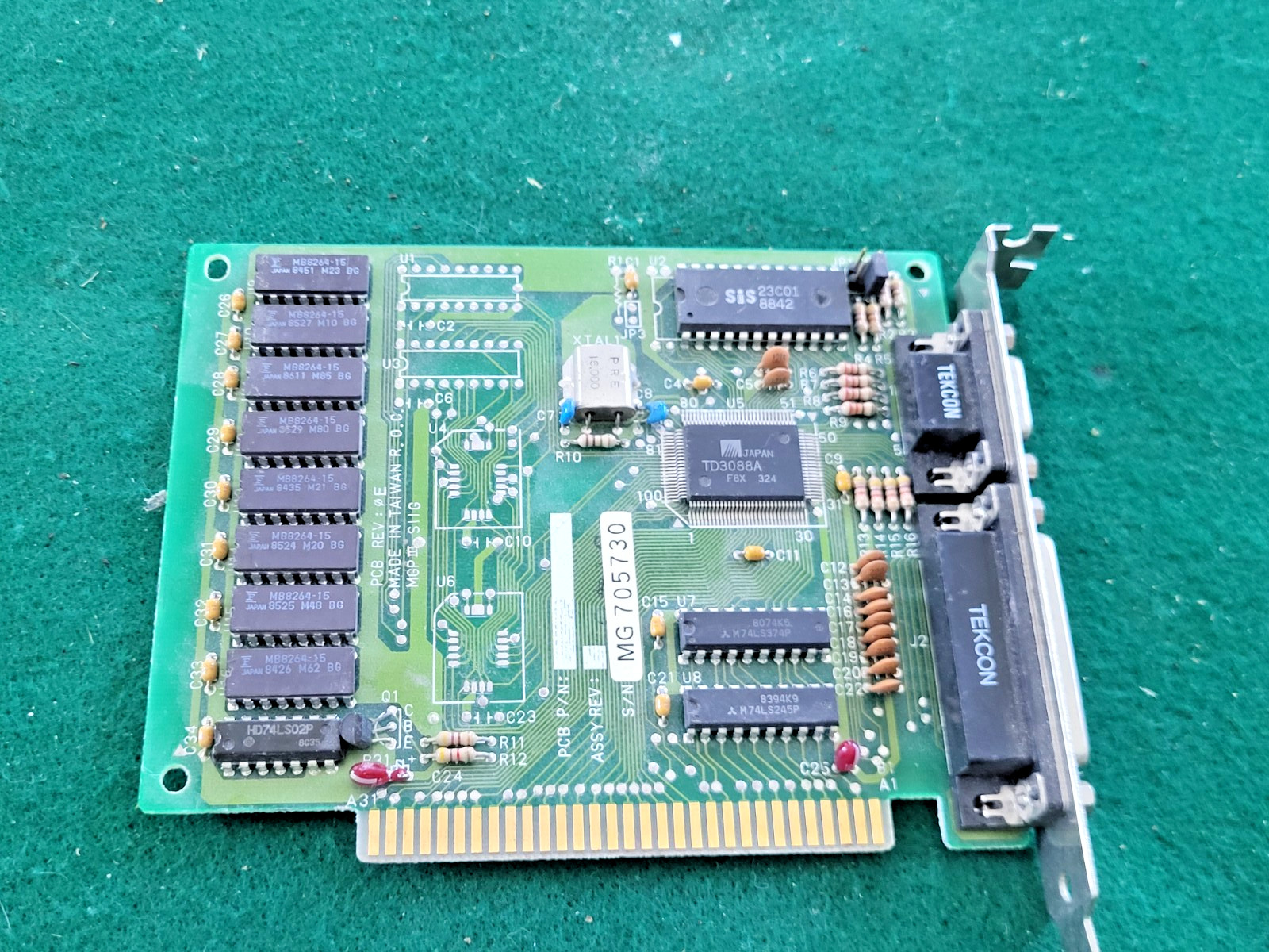 Vintage SUNTEK FK3459 video / display card 8 bit isa printer port