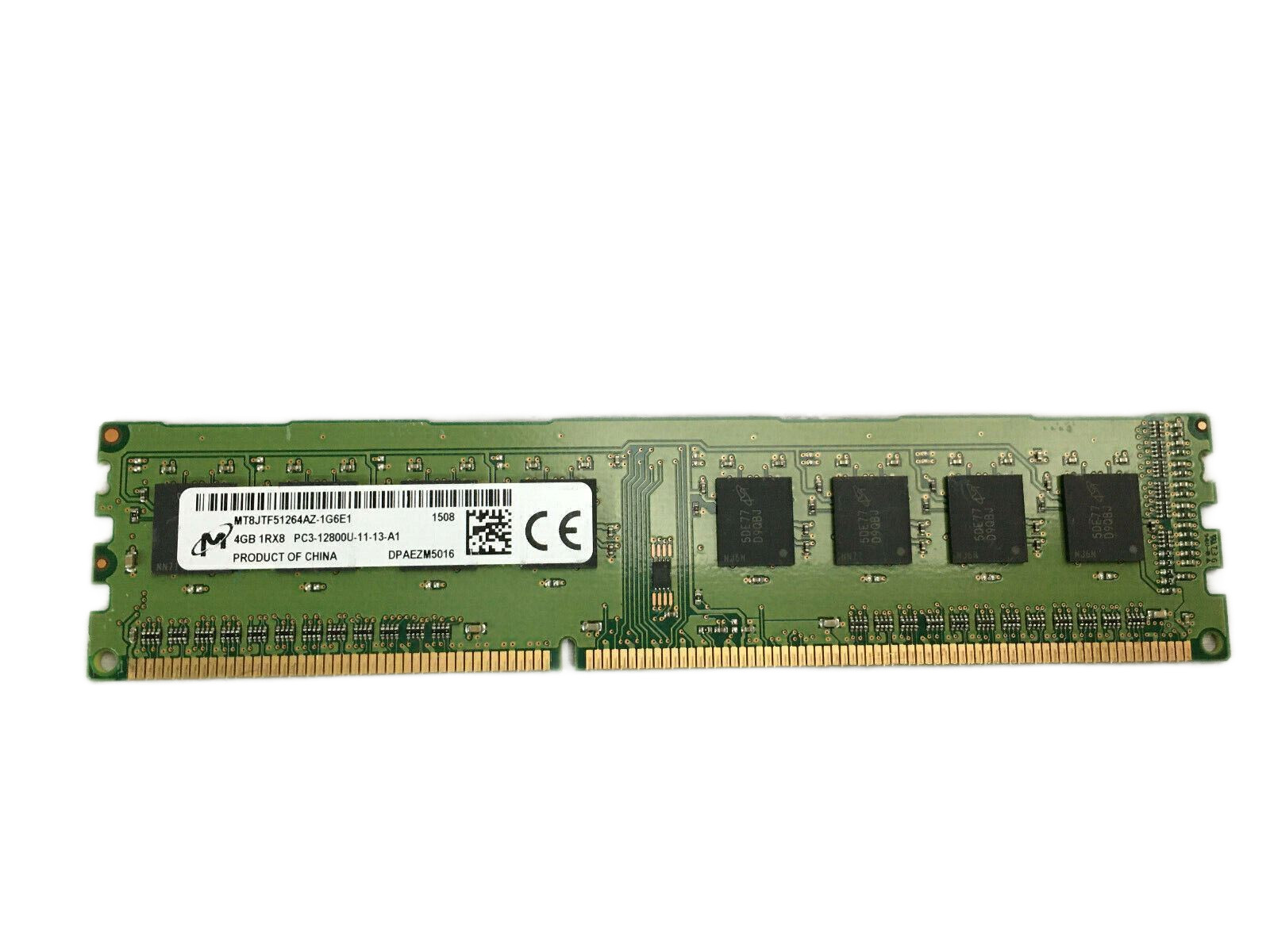 Micron 4GB 1Rx8 PC3-12800U MT8JTF51264AZ-1G6E1 TESTED FAST SHIP OUT