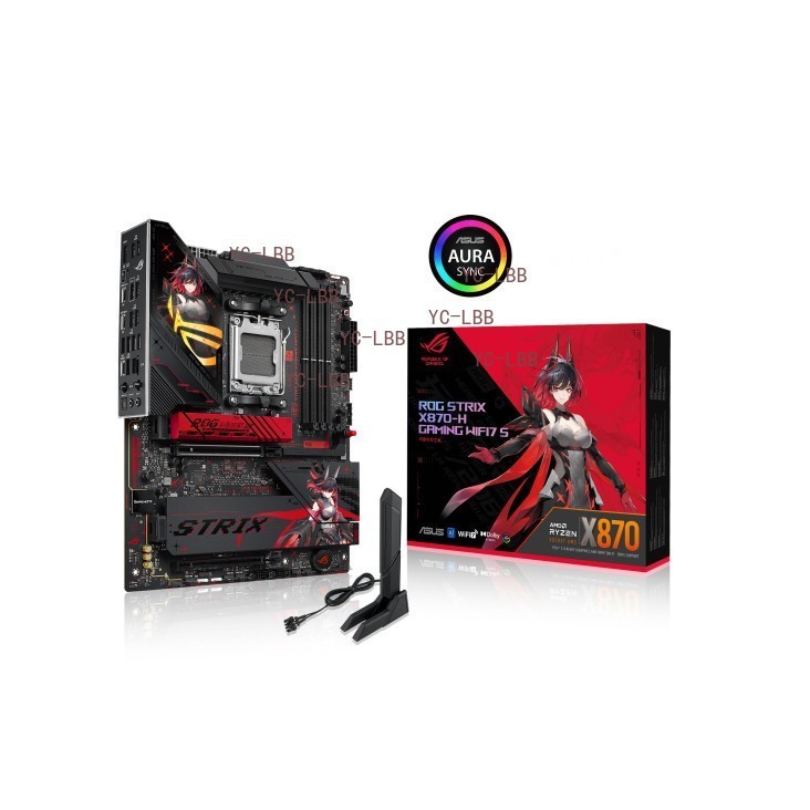 AMD Ryzen 7 9800X3D+ASUS ROG STRIX X870-H Gaming AM5 DDR5 Gaming Motherboard