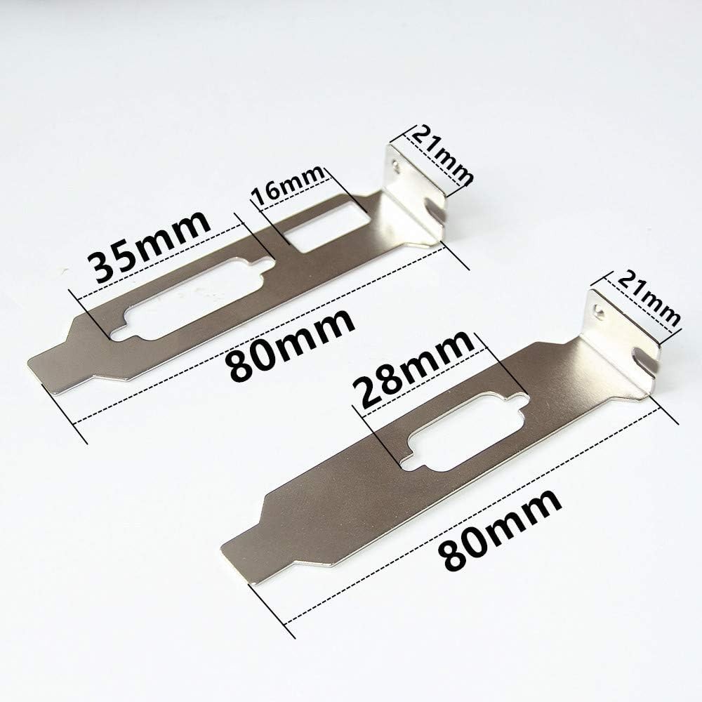 Optimized Low Profile Bracket Kit with HDMI & VGA for Slim Graphics Solutions