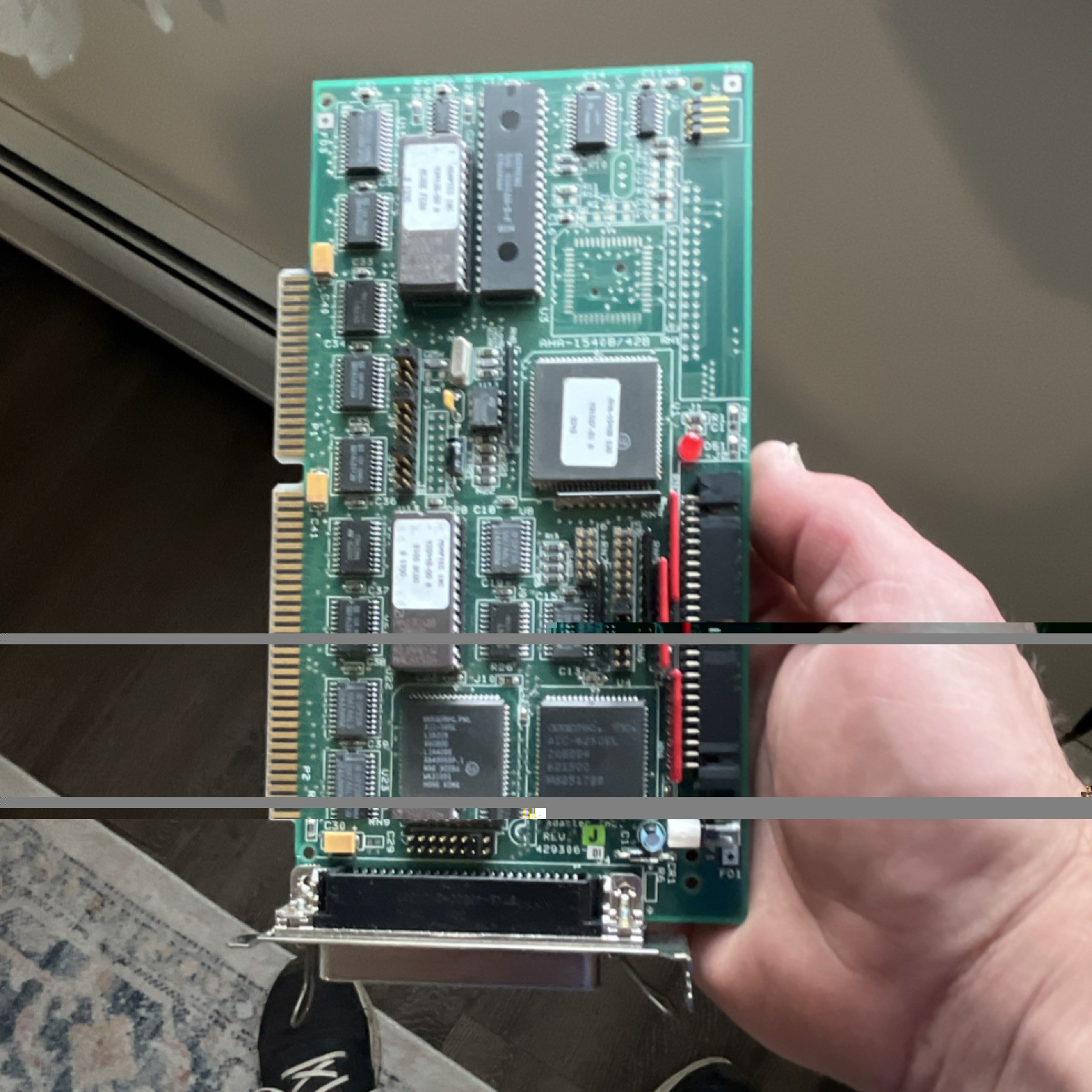 Adaptec AHA-1540B ISA SCSI Disk Controller Expansion Card 1 Port MPN 429307-00