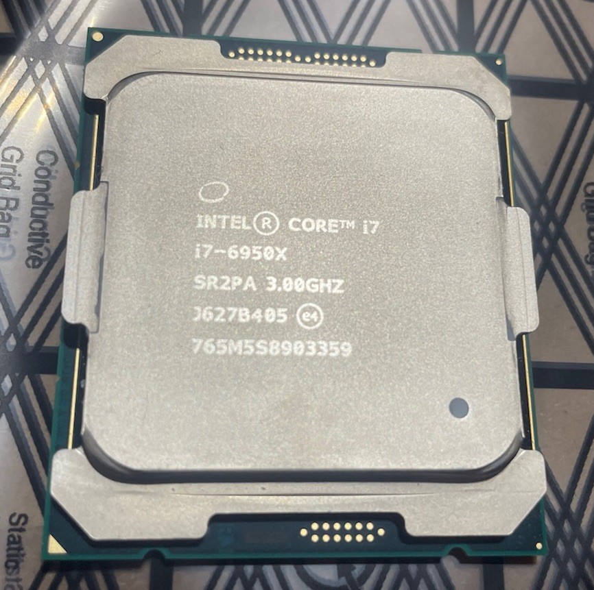 Intel Core i7-6950X CPU | 10 Cores | 20 Threads | 3.5GHz | Intel 2011-3 Socket
