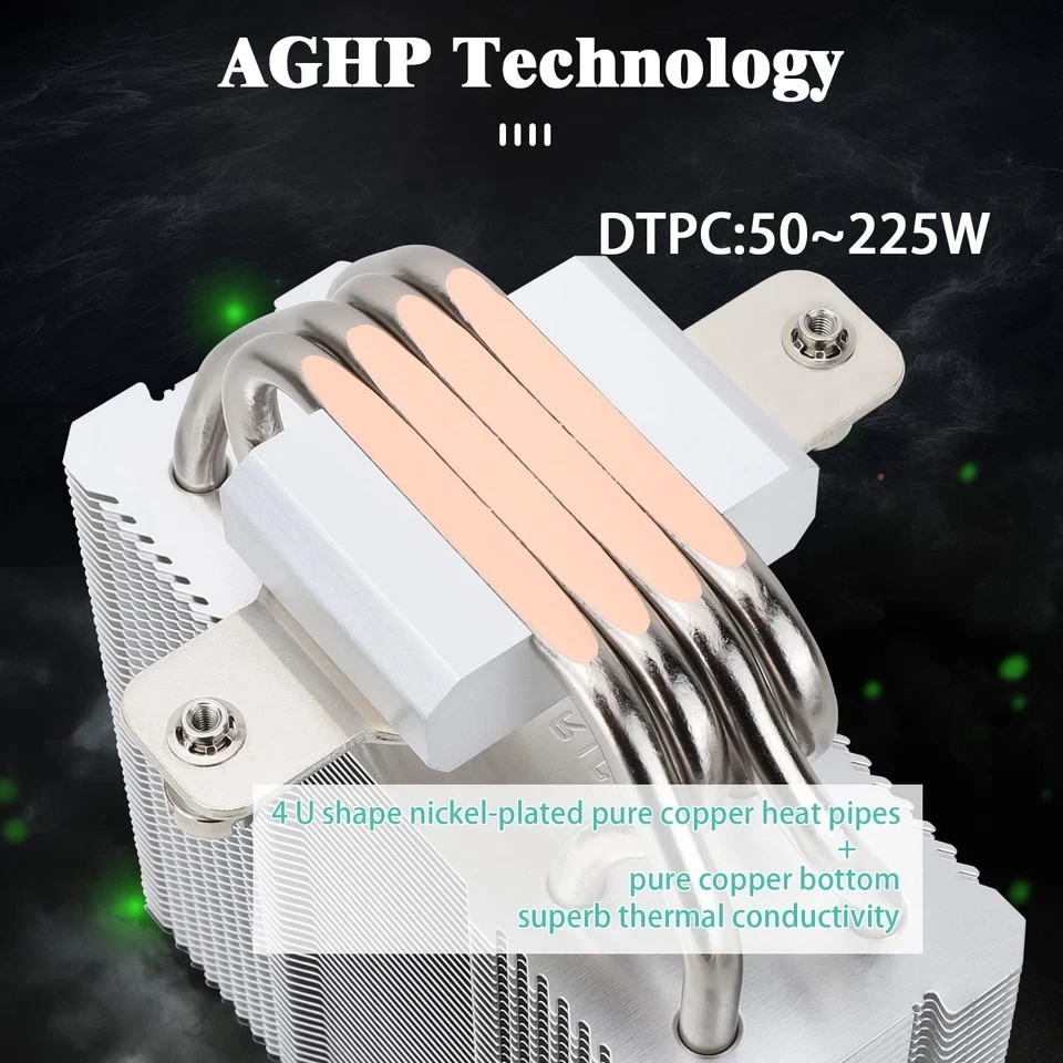 Thermalright Assassin X120 Refined SE CPU Air Cooler, 4 Heat Pipes, TL-C12C…