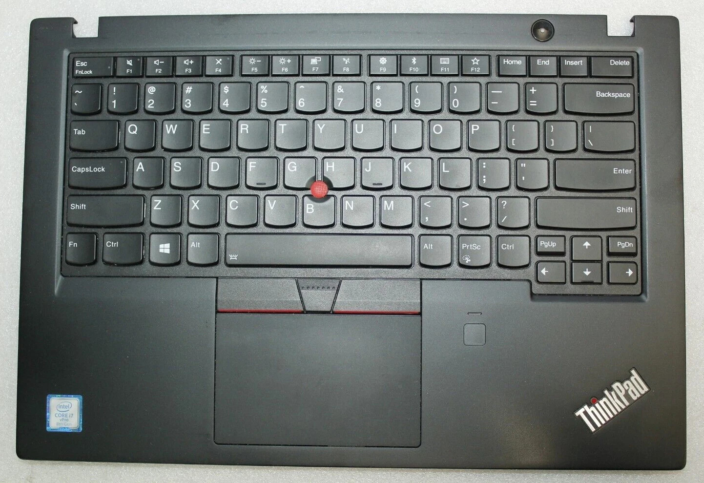 Genuine Lenovo Thinkpad T480S Palmrest with Keyboard + Touchpad SM10R44326