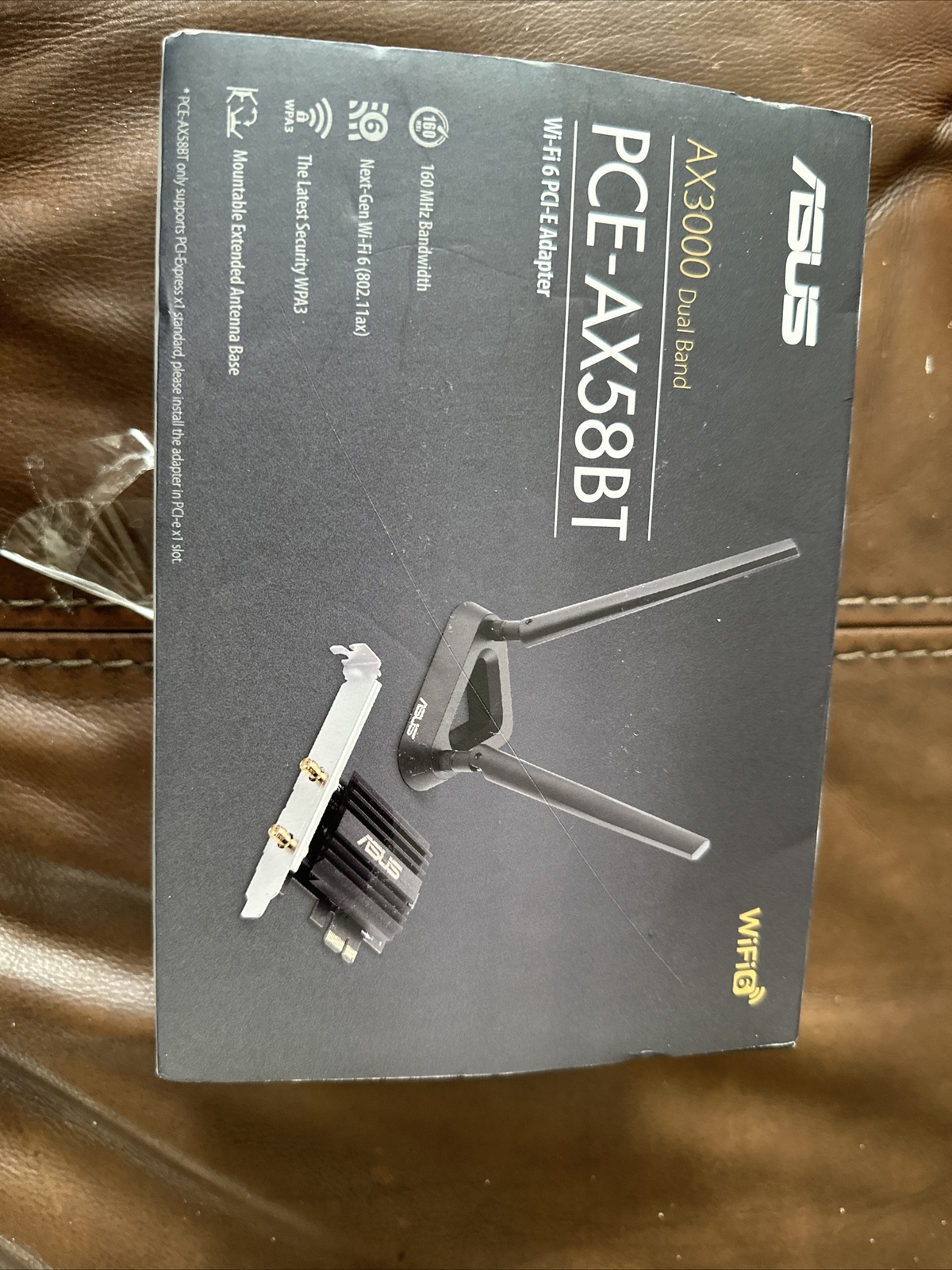 ASUS PCE-AX58BT Wi-Fi 6 (802.11AX) AX3000 Dual-Band Pcie Wi-Fi Adapter