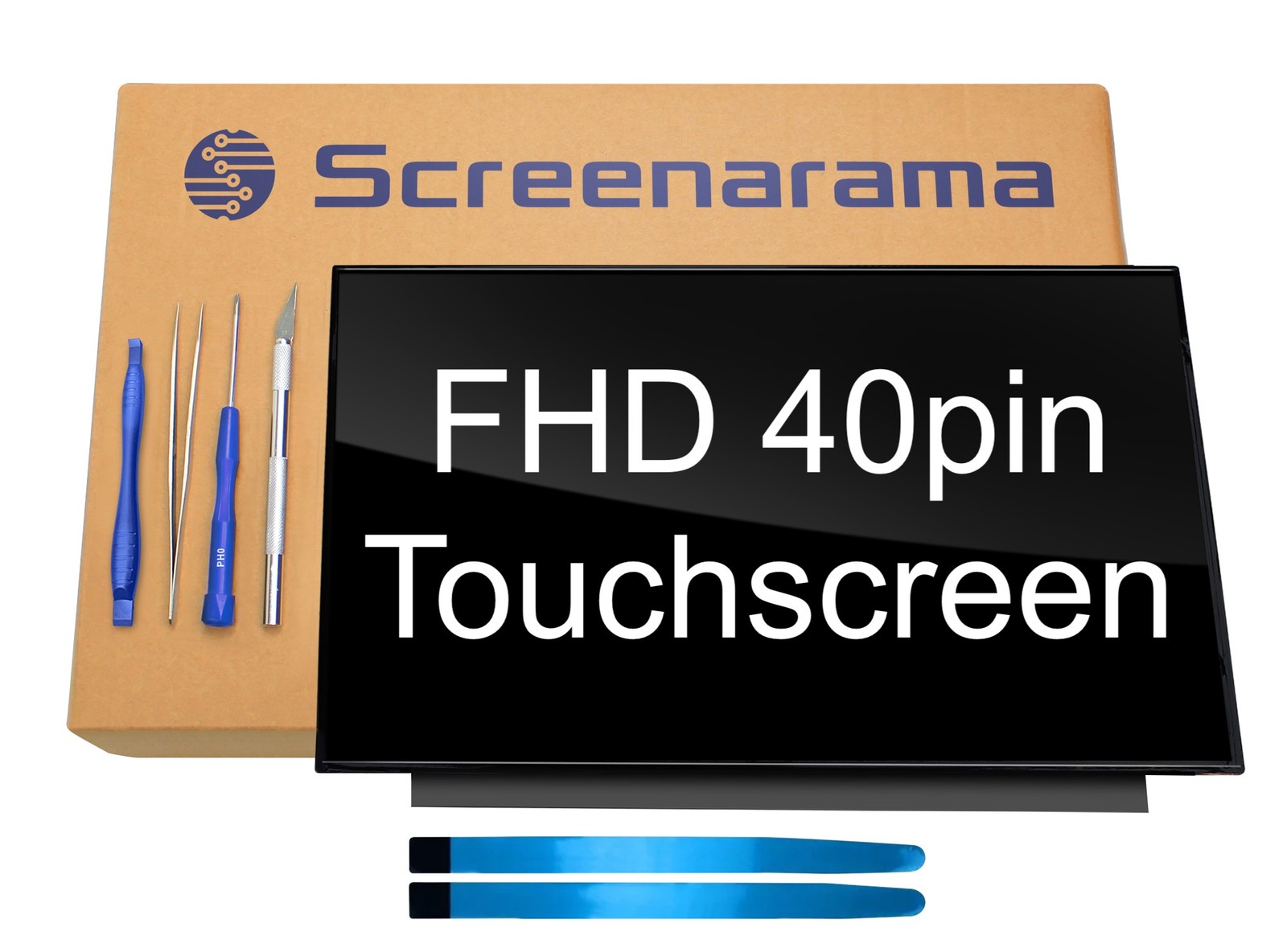 NV156FHM-T01 V8.0 V8.1 V8.2 + TAPE Touch IPS LCD Screen + Tools SCREENARAMA