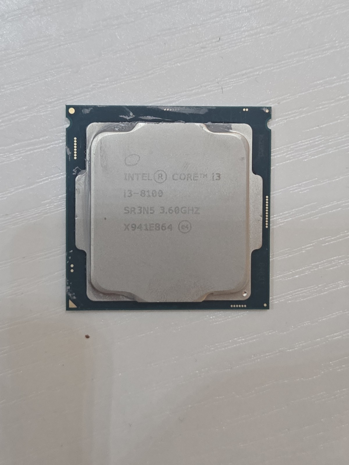 Intel Core i3-8100 3.6 GHz LGA 1151 Desktop CPU Processor SR3N5