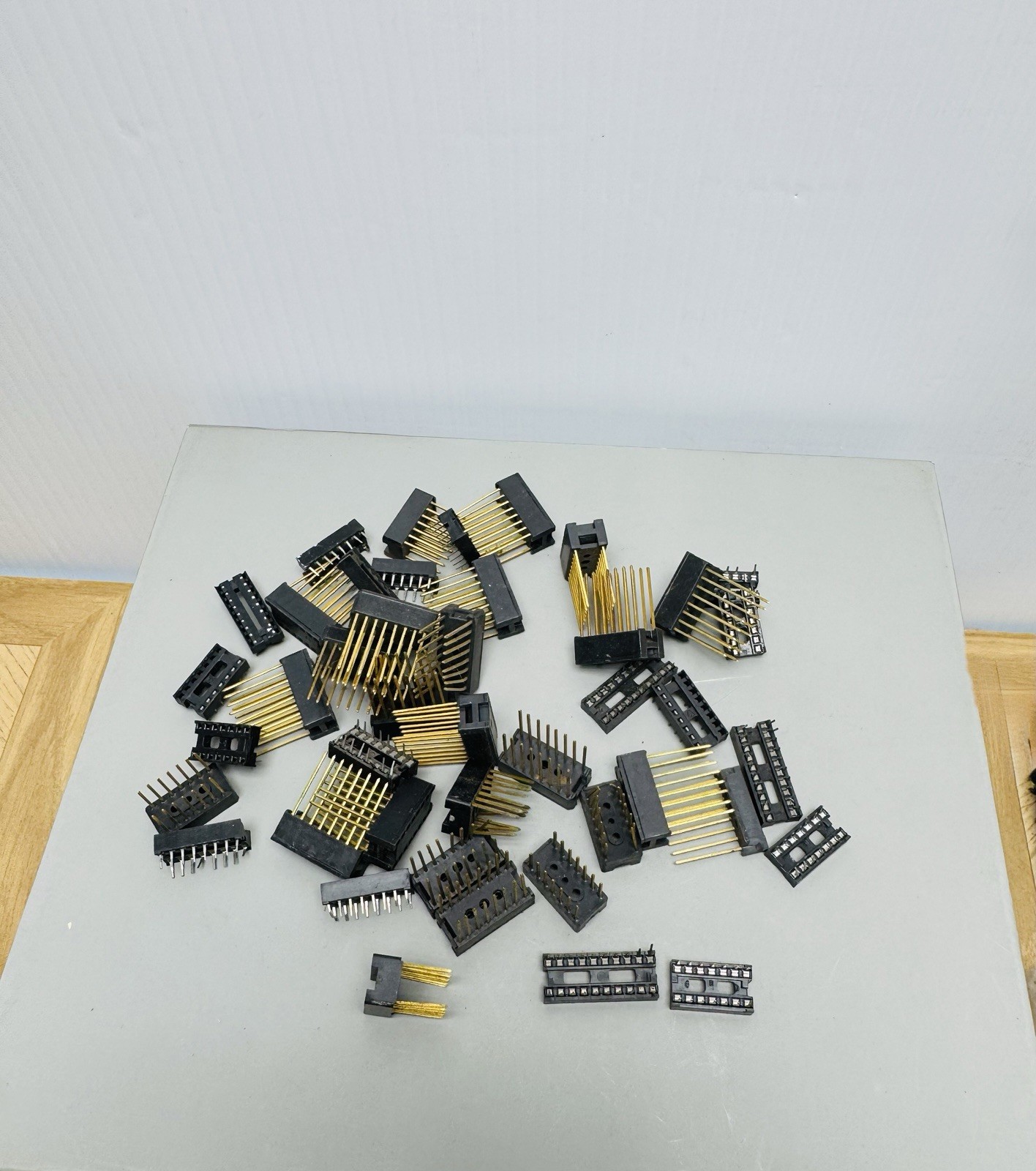 Mix Lot; Double Row Connector 16 20 Pin Receptacle Circuit Board CA