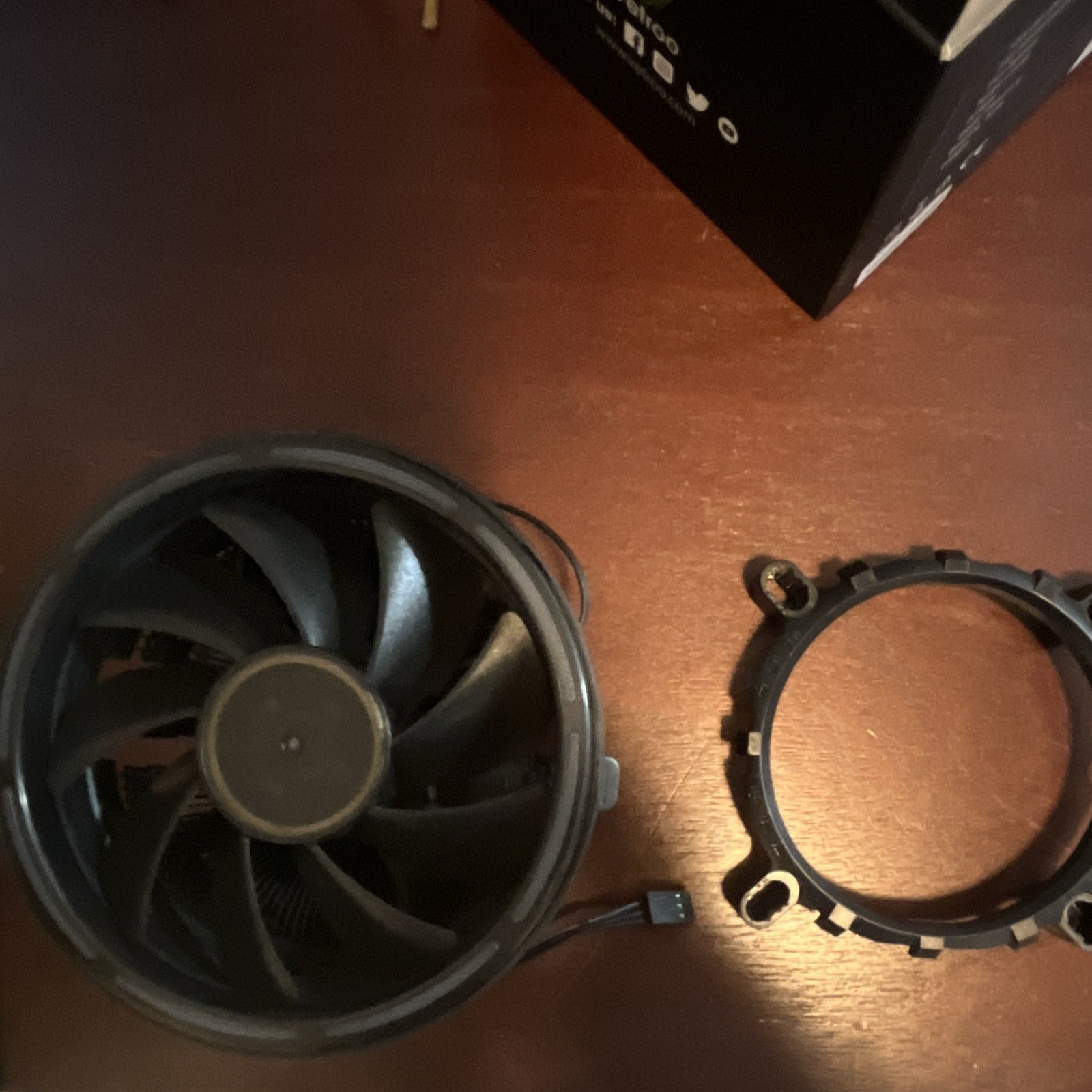 Vetroo Darkstorm RGB 120mm CPU Cooler Hydraulic 1600RPM 66CFM 4-Pin Black