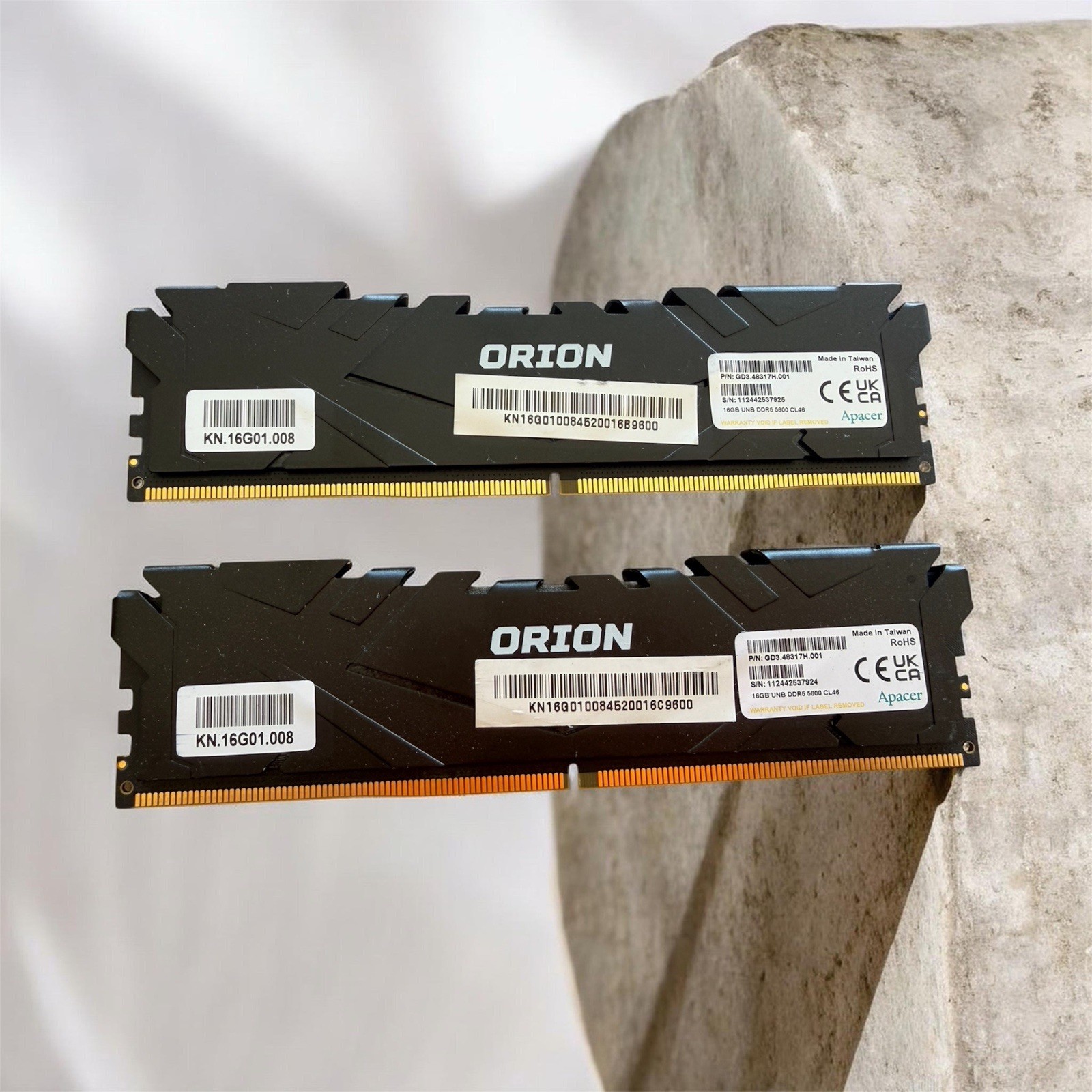Spacer Orion DDR5 5600MHz 32GB (2x16GB) Desktop Gaming Memory Ram KN.16G01.008