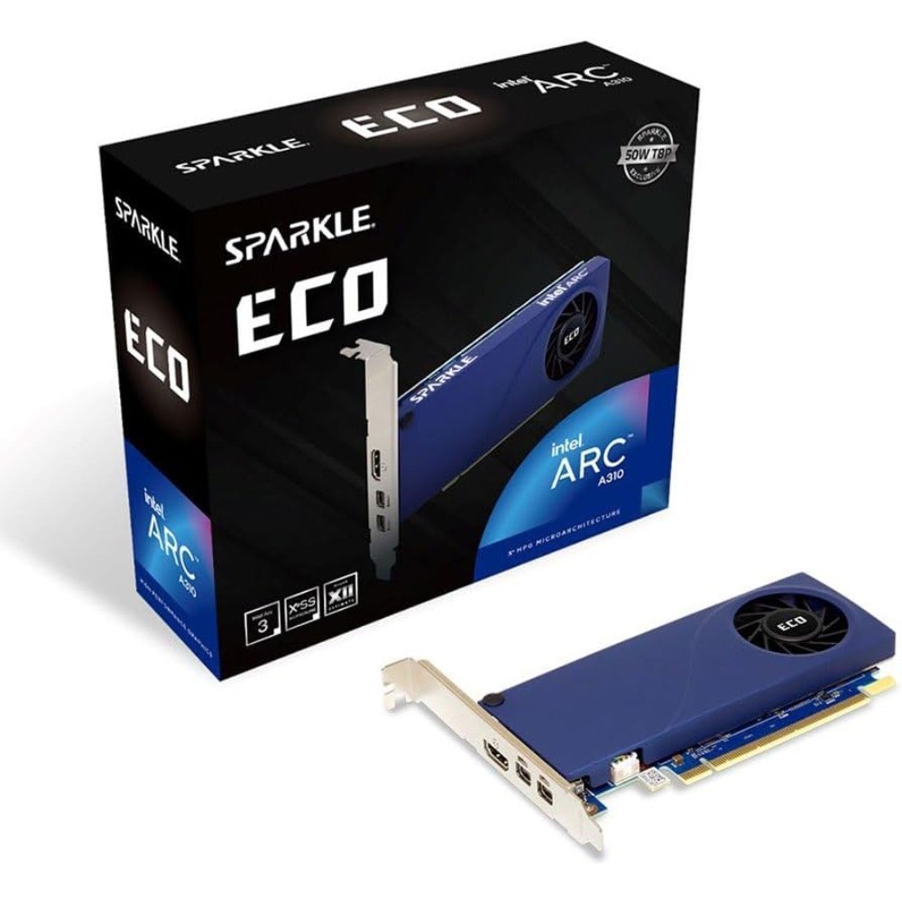 Sparkle Intel Arc A310 ECO motherboard, 4GB GDDR6 video memory
