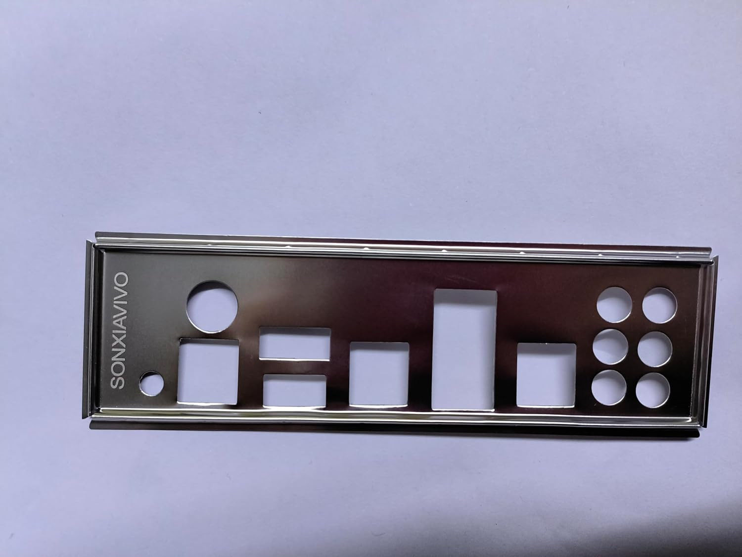 MSI B550-A PRO Motherboard IO Shield Backplate Bracket Replacement (Silver, Stai